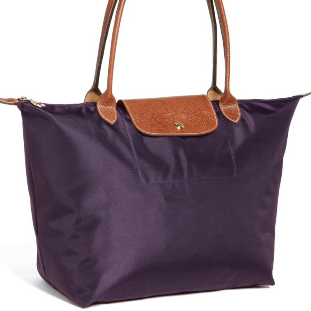 Large purple longchamp, authentic